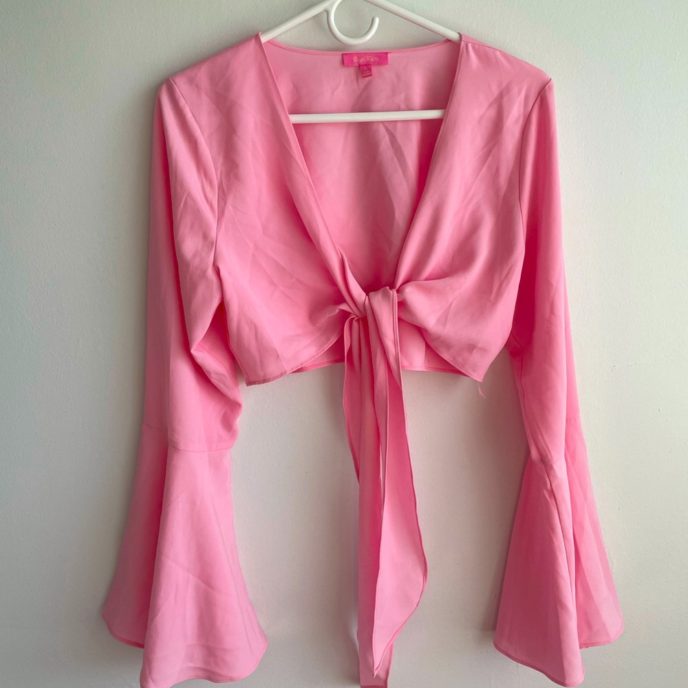 Bell Sleeve Long Sleeve Top